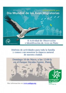 Cartel Día Mundial de las Aves Migratorias